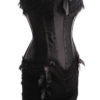 Lace Ruffles Corsets And Panty Set - Image 4
