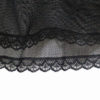 Lace Semi-Sheer Open Front Black Robe - Image 3