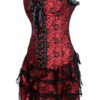 Layered Lace Jacquard Corsets - Image 4