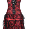 Layered Lace Jacquard Corsets - Image 3