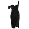 New Women Evening Party Vestidos Elegant Midi Bodycon Club Dress - Image 4