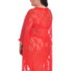 Plus Size Lace Women's Long Cover Up - Image 3