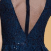 Prom Sexy Split Peplum Lace Sequin Floor Length Formal Evening Dresses - Image 6