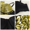 Rhinestone Beading Vest Women Party Nightclub Tank Top - Image 4