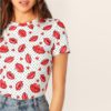 Round Neck Minimalist Women T shirt - Image 6