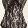 Satin Lace Strapless Corset