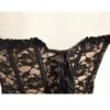 Satin Lace Strapless Corset - Image 5