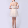 Short Graduation Dress with Beautiful Halter A-line Tulle Ruched - Image 4