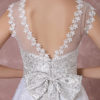 Short High -low Organza Applique Detachable Illusion Homecoming Prom Dress - Image 10