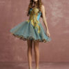 Tulle Applique Beaded Sweetheart A line Short Party Prom Dress - Image 9