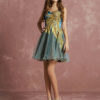Tulle Applique Beaded Sweetheart A line Short Party Prom Dress - Image 10