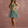 Tulle Applique Beaded Sweetheart A line Short Party Prom Dress - Image 13