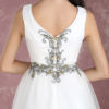 Tulle Lace Applique Beading Homecoming Knee Length Cocktail Prom Dress - Image 6