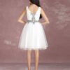 Tulle Lace Applique Beading Homecoming Knee Length Cocktail Prom Dress - Image 7