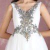 Tulle Lace Applique Beading Homecoming Knee Length Cocktail Prom Dress - Image 8