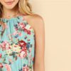 Vacation Bohemian Beach Floral Print High Waist Jumpsuit - Image 5