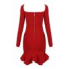Women Bandage Vestidos Sexy Mini Mermaid Clubwears Evening Party Dress - Image 5