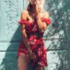 Women Beach Ruffles Sexy Short Warp Dresses - Image 3