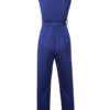 Women Sexy Sheer Sleeveless Straight Leg Jumpsuit - Image 6
