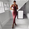 Women Sexy Sleeveless Club Evening Party Dresses - Image 5