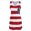 American Flag Bowknot Patriotic Racerback Tank Dress - Image 12