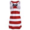 American Flag Bowknot Patriotic Racerback Tank Dress - Image 14