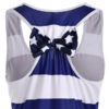 American Flag Bowknot Patriotic Racerback Tank Dress - Image 18