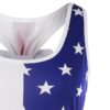 American Flag Print Racerback Tank Top - Image 4