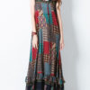 Bohemian Women Sleeveless O-Neck Printed Maxi Tank Dress - Image 4