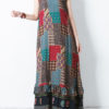 Bohemian Women Sleeveless O-Neck Printed Maxi Tank Dress - Image 6