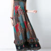 Bohemian Women Sleeveless O-Neck Printed Maxi Tank Dress - Image 8