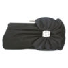 Bridal Clutch Wedding Handbag Bow Rhinestone Beaded Evening Purse - Image 3