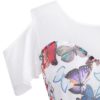 Butterfly Pattern Flared Vintage Dress - Image 4