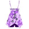 Cami Strap Butterflies Print Tankini - Image 2
