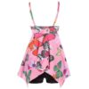 Cami Strap Butterflies Print Tankini - Image 8