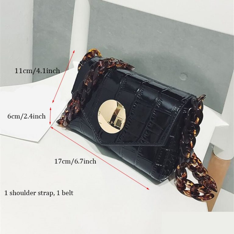 Designer Women Crocodile Leather Waist Bag - Image 2