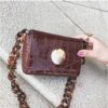 Designer Women Crocodile Leather Waist Bag - Image 6