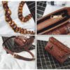 Designer Women Crocodile Leather Waist Bag - Image 3