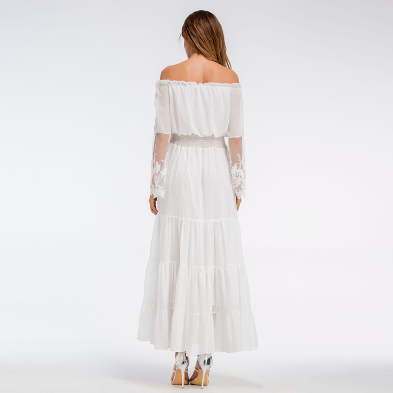 Female Chiffon Boho maxi dress vestidos beach Holiday dress - Image 6