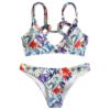 Floral Tropical Strappy Bikini Swimwear - Image 5