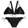 Flounce Racer back Bikini Set