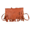 Fringe Shoulder Bag Black Single Strap Cross body Bag For Girl - Image 2
