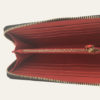 Gold Women's Wallet Genuine Leather Accordion Zip Rivet Clutch - Image 3