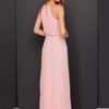 Chiffon Dress Halter Cut Out Sleeveless Pleated Women's Maxi Dress - Image 2