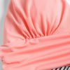Halter Striped Low Back Swimsuit - Image 5