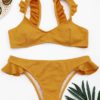 High Waist Push Up Paded Bikini Set Swimwear - Image 2