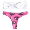 Knot Bandeau Thong Bikini - Image 5