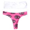 Knot Bandeau Thong Bikini - Image 6