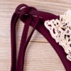 Lace Insert String Bikini Set - Image 3