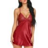 Lace Panel Criss Cross T Back Babydoll - Image 5
